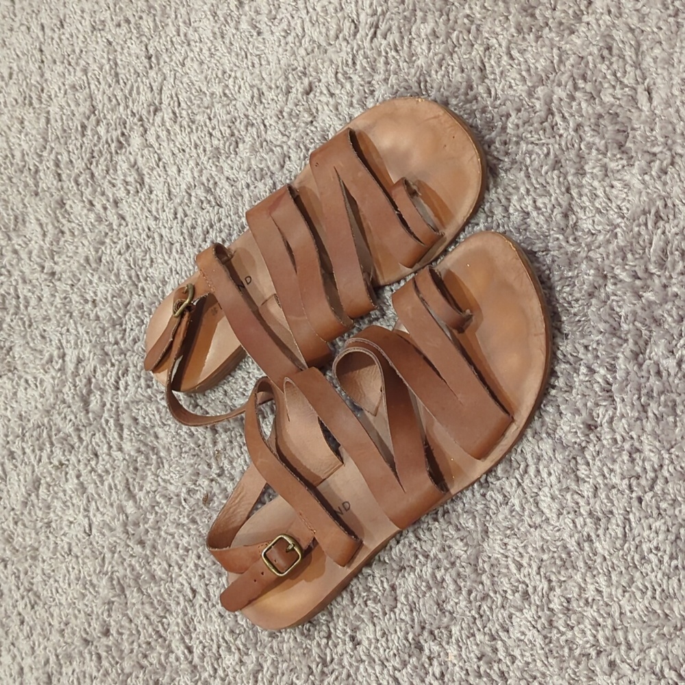 Lucky Brand Leather Sandals W 7